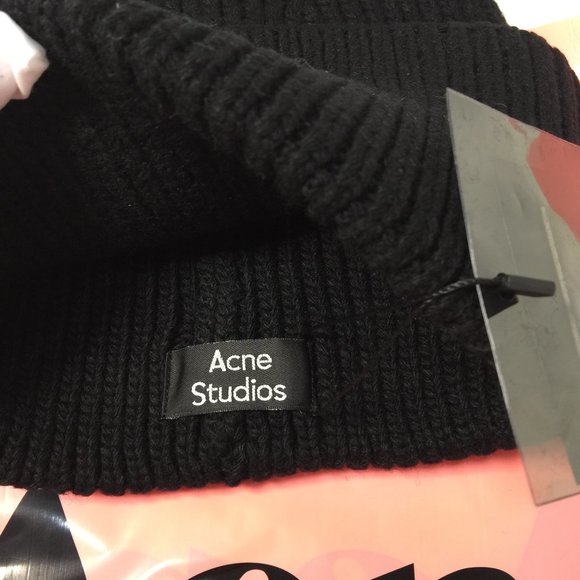 Acne Studios Pansy N Face Wool Beanie - Picture 4 of 6